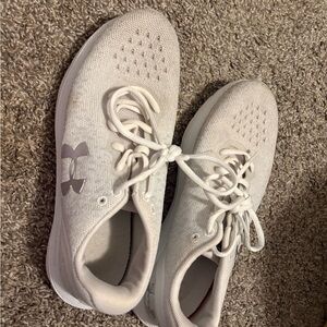 Under Armour Off-White Running Shoes